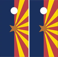 State Cornhole Wraps - Find Your State - Set Of 2 -Best Toy Shop arizona state flag cornhole game l 13909.1394072730