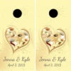 Beach Wedding Cornhole Wraps - Set Of 2 -Best Toy Shop beach wedding cornhole wraps l 85514.1394063933