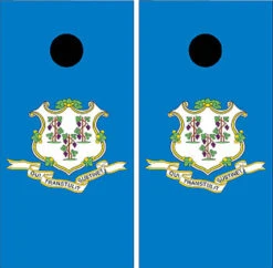 State Cornhole Wraps - Find Your State - Set Of 2 -Best Toy Shop connecticut state flag cornhole game l 45524.1394072741