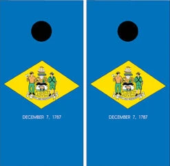 State Cornhole Wraps - Find Your State - Set Of 2 -Best Toy Shop delaware state flag cornhole game l 47959.1394072743