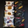 Route 66 Vintage Classic Cars (Version 2) Cornhole Bags - Set Of 8