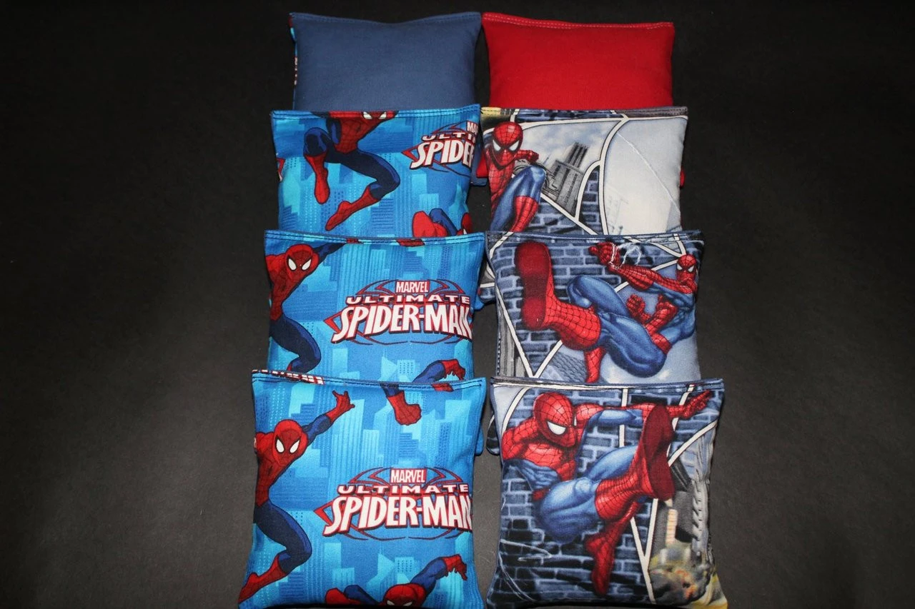 Spiderman Cornhole Bags - Set Of 8 4 Spiderman Cornhole Bags - Set Of 8 - Image 2