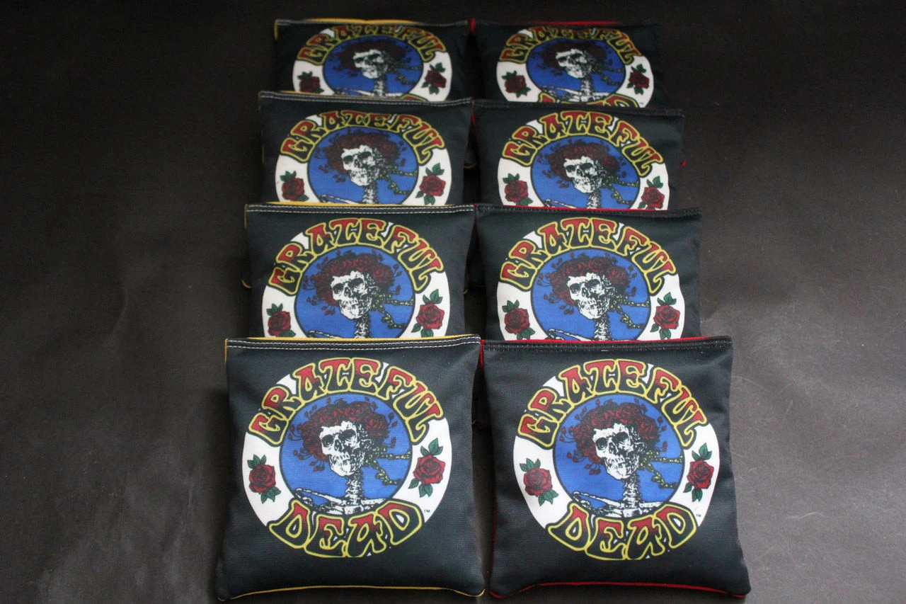 Grateful Dead Cornhole Bags - Set Of 8 3 Grateful Dead Cornhole Bags - Set Of 8