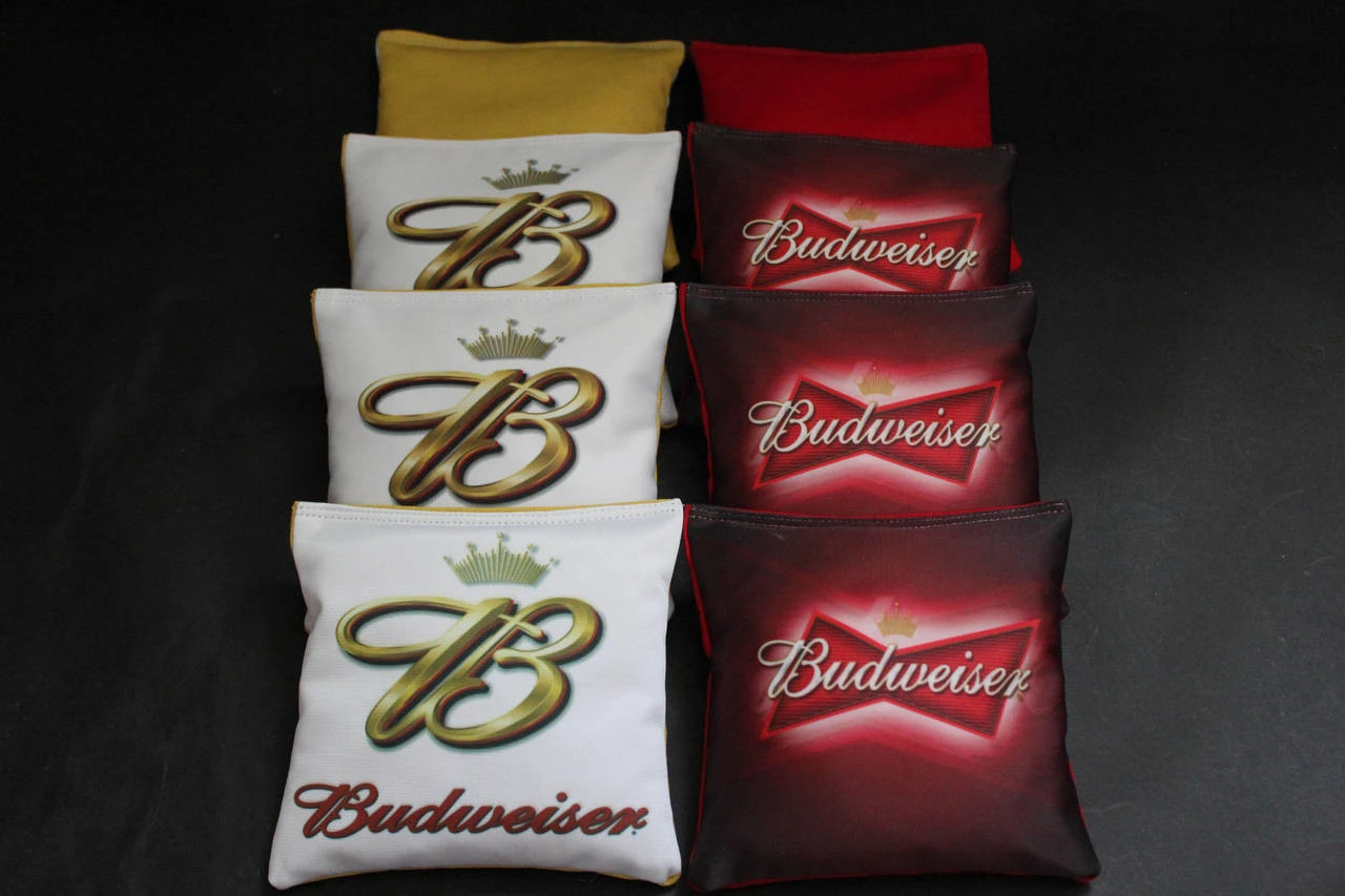 Budweiser Cornhole Bags - Set Of 8 4 Budweiser Cornhole Bags - Set Of 8 - Image 2
