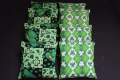 Lucky Shamrock Cornhole Bags - Set Of 8