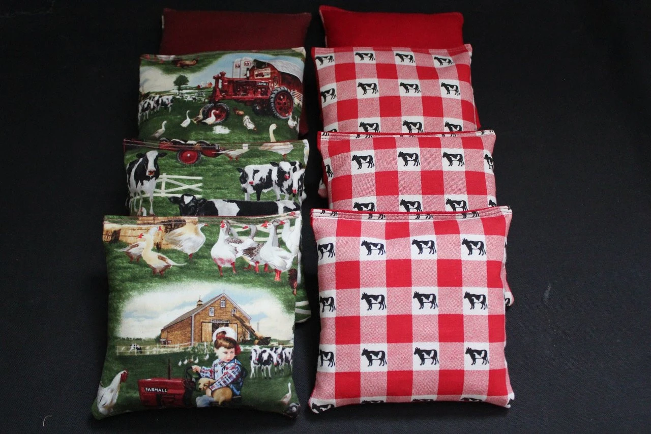 Farmall (Version 5) Cornhole Bags - Set Of 8 4 Farmall (Version 5) Cornhole Bags - Set Of 8 - Image 2