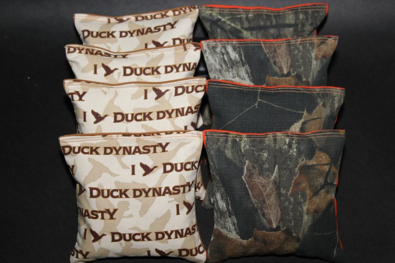 Duck Dynasty Cornhole Bags - Set Of 8 3 Duck Dynasty Cornhole Bags - Set Of 8