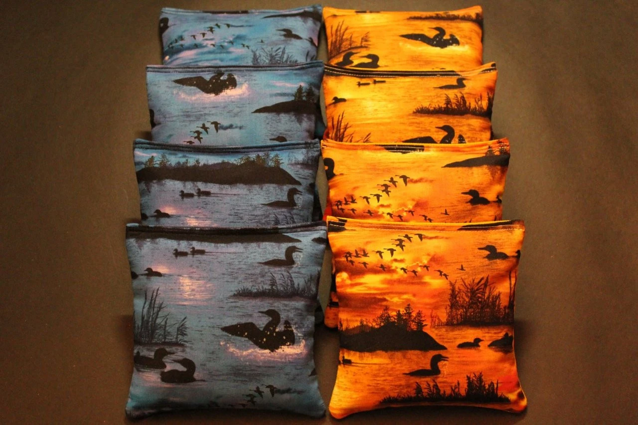 Duck Hunting Cornhole Bags - Set Of 8 3 Duck Hunting Cornhole Bags - Set Of 8