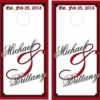 White Wedding Cornhole Wraps - Set Of 2 2 White Wedding Cornhole Wraps - Set Of 2 -Best Toy Shop k4 29778.1378505107