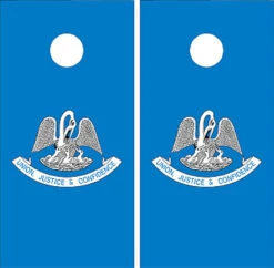 State Cornhole Wraps - Find Your State - Set Of 2 -Best Toy Shop louisiana state flag cornhole game l 55277.1394072770