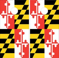 State Cornhole Wraps - Find Your State - Set Of 2 -Best Toy Shop maryland state flag cornhole game l 43459.1394072780