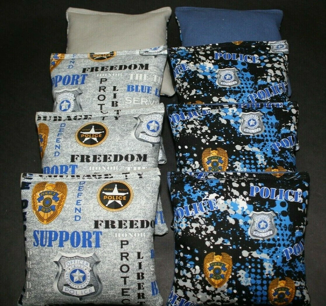 Support Local Police Cornhole Bags - Set Of 8 4 Support Local Police Cornhole Bags - Set Of 8 - Image 2