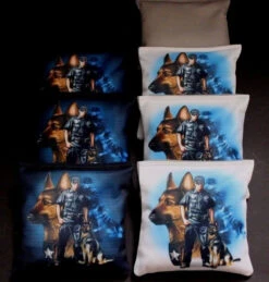 Police Dog Cornhole Bags - Set Of 8 5 Police Dog Cornhole Bags - Set Of 8 -Best Toy Shop s l1600 1 96428.1613590702