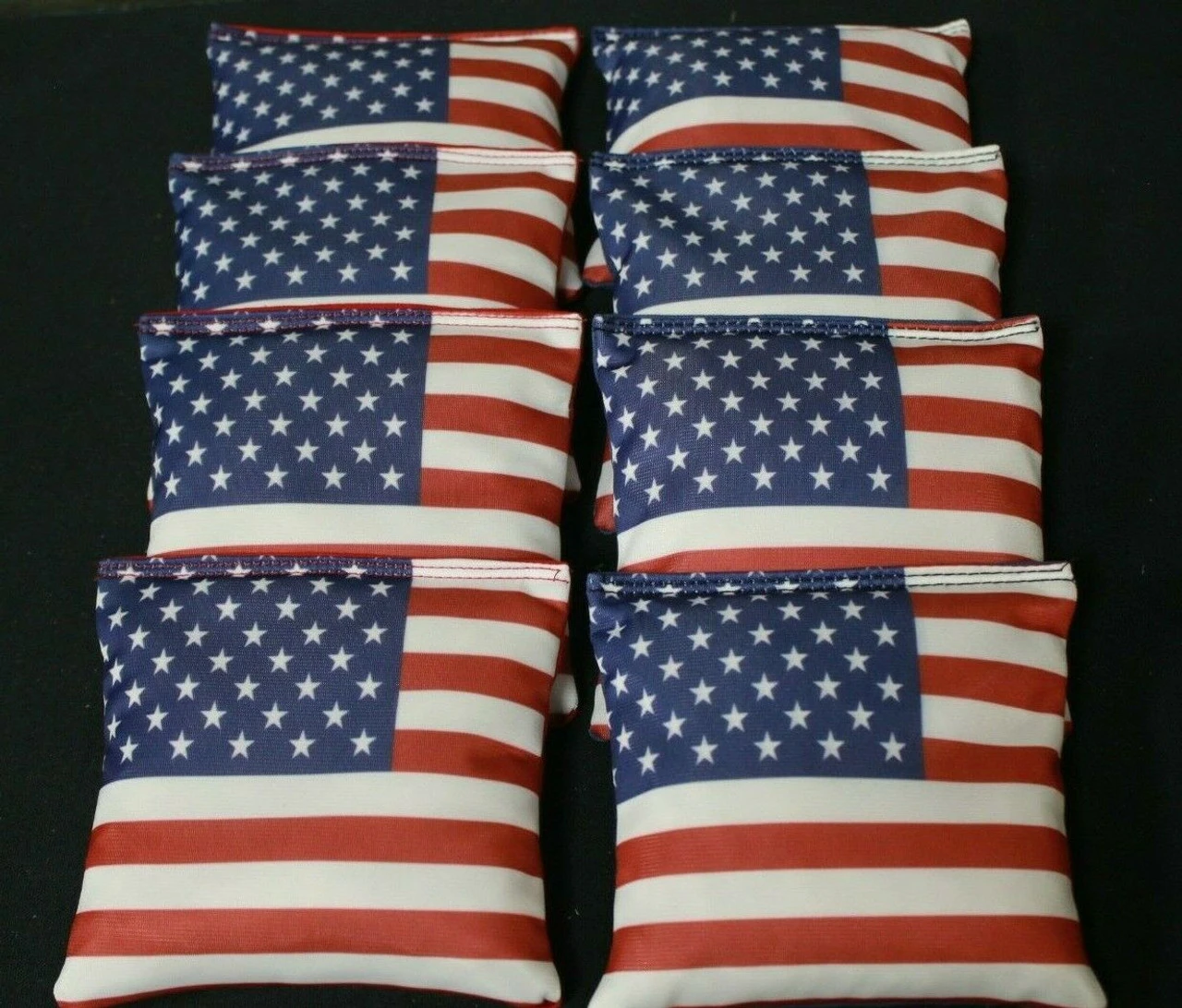 American Flag Cornhole Bags - Set Of 8 3 American Flag Cornhole Bags - Set Of 8