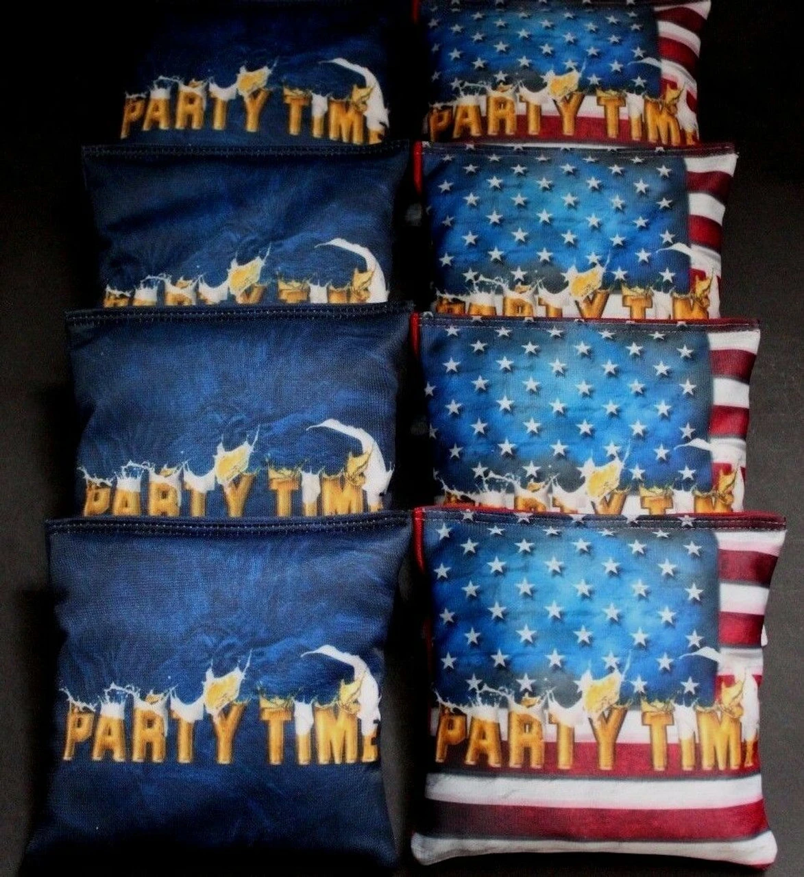 Party Time Cornhole Bags - Set Of 8 3 Party Time Cornhole Bags - Set Of 8