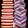 Stars And Stripes Version 4 Cornhole Bags - Set Of 8