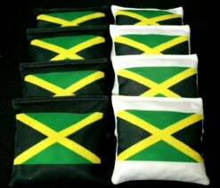 Jamaican Flag Cornhole Bags - Set Of 8