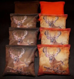 Deer Hunting Cornhole Bags - Set Of 8