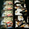 American Flag Bald Eagle Version 3 Cornhole Bags - Set Of 8