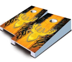 Deer Sportsman Tabletop Cornhole Set With Bags