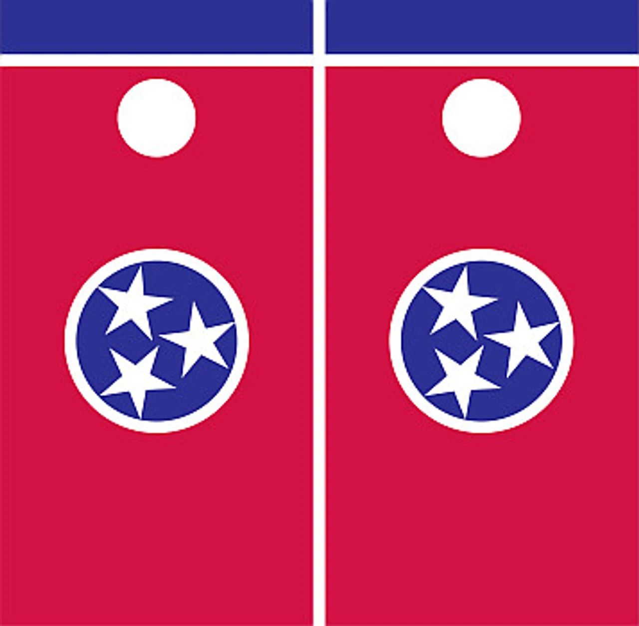 Tennessee Flag Cornhole Set With Bags 4 Tennessee Flag Cornhole Set With Bags - Image 2