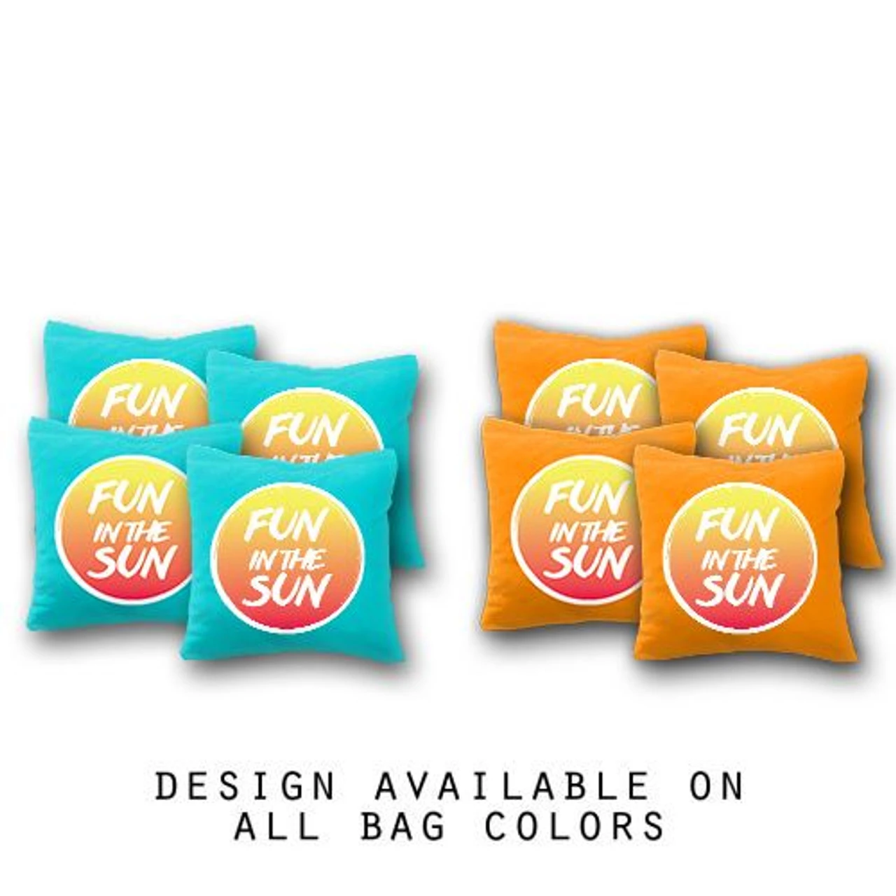 Fun In The Sun Cornhole Bags - Set Of 8 3 Fun In The Sun Cornhole Bags - Set Of 8