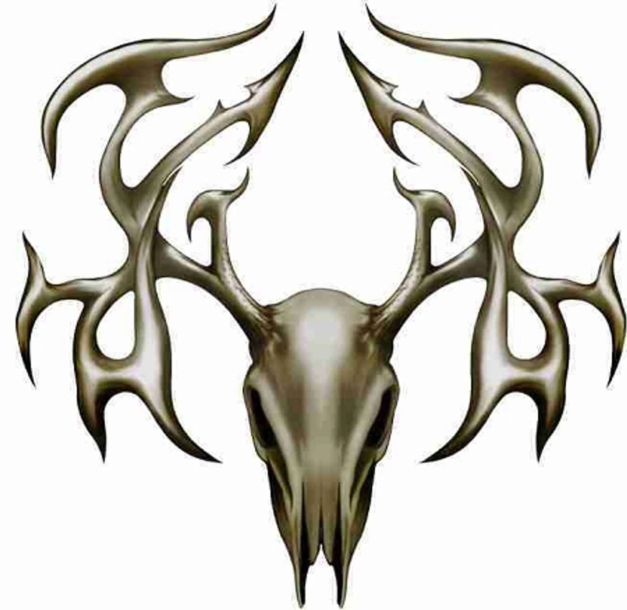 Tribal Buck Cornhole Decal 3 Tribal Buck Cornhole Decal